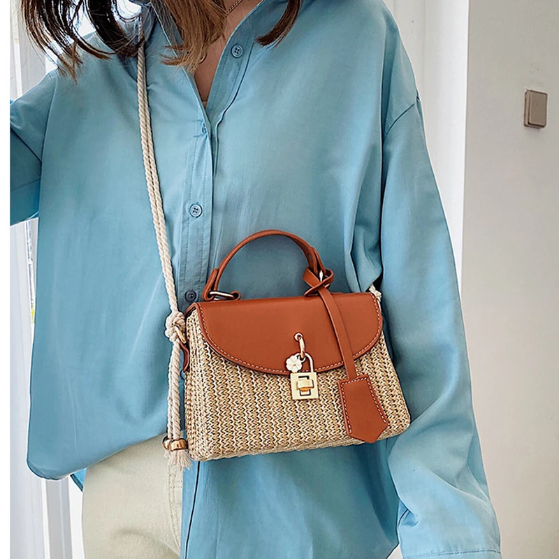 

Small Solid Color PU Leather Handbags for Women 2021 Female Shoulder Handbags Retro Daily Branded Luxury Travel Totes