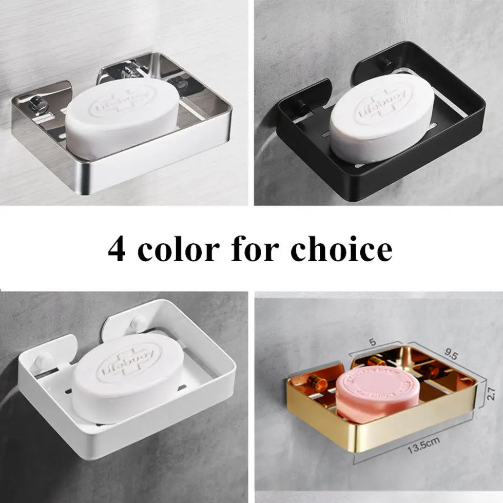Настенная Коробка для мыла Черный Яркий держатель корзины аксессуары ванной