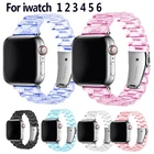 Ремешок прозрачный для Apple Watch Band 44 мм 40 мм 42 мм 38 мм iWatch series 1 2 3 4 5 se 6 ремешок на apple watch ремешок для apple watch