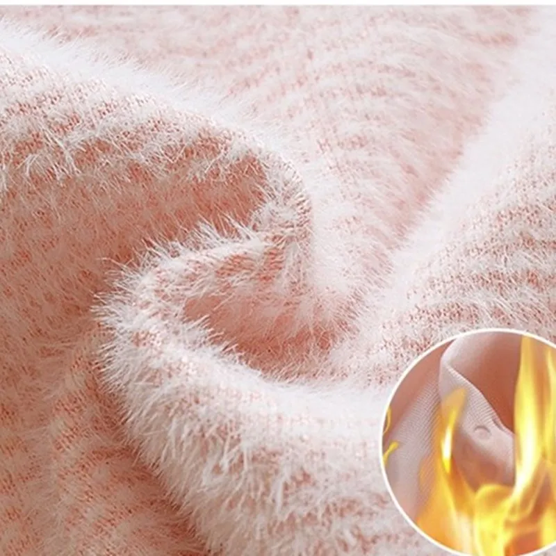 Пушистое пальто для девочек теплая детская одежда зимнее платье милое детское