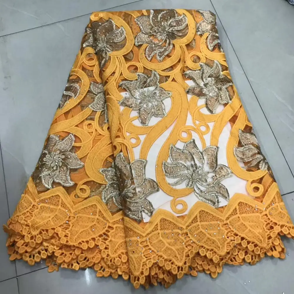 Африканская вуаль кружевная ткань 2020 французский шнур гипюр вышитая нигерийская