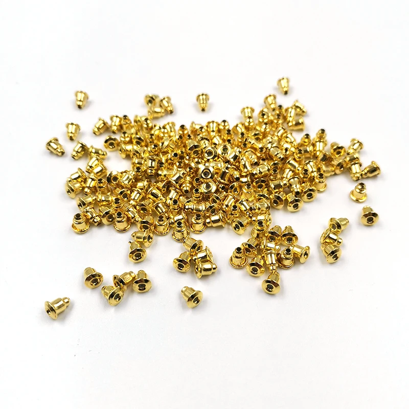 200 шт 5*6 мм шпильки для сережек пробки свитки фурнитура DIY блокированные колпачки