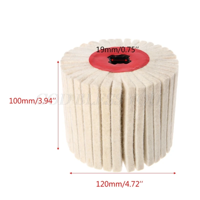 

Deburring Abrasive Wool Round Brush Polishing Grinding Buffing Striping Wheel Drop Shipping