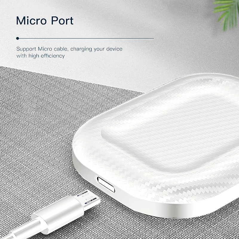 2 in 1 Qi Wireless Charger For Airpods Air Pods Pro 3 Fast Charging Dock for iphone 11 Max X XR XS 8 Plus Stand | Мобильные телефоны