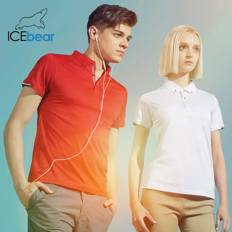 Icebear 2020 новая футболка с коротким рукавом из хлопка длинными рукавами высокого