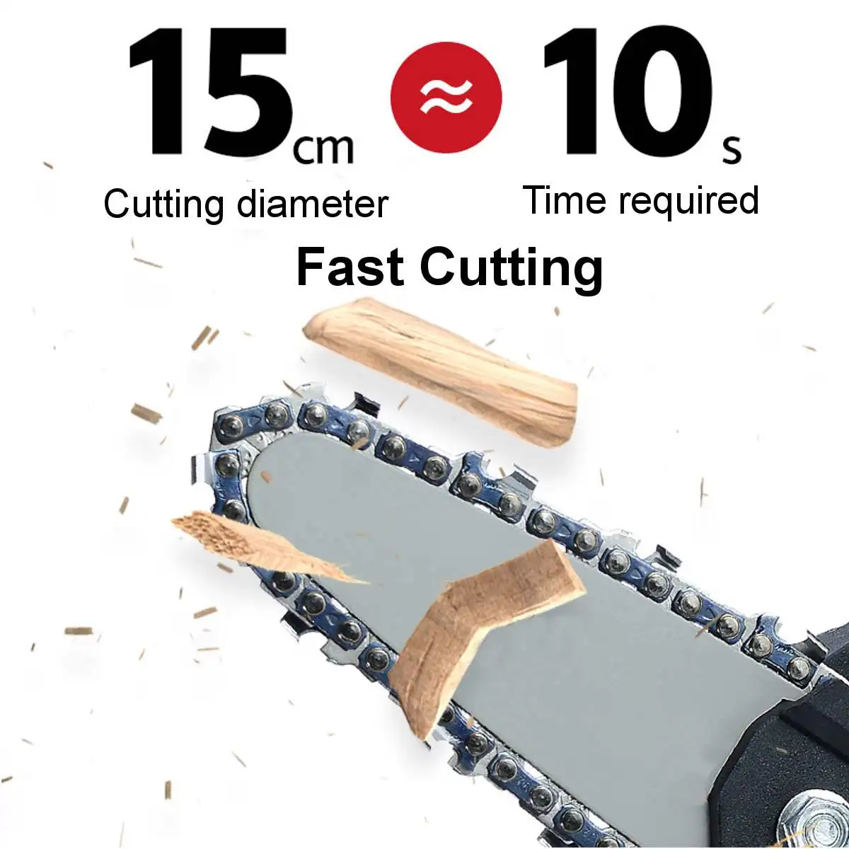 Big Sale 3000W 88VF 4 Inch Mini Electric Saw Chainsaw Garden Tree Logging Woodworking Tools Wood Cutters For Makiit Battery | Инструменты