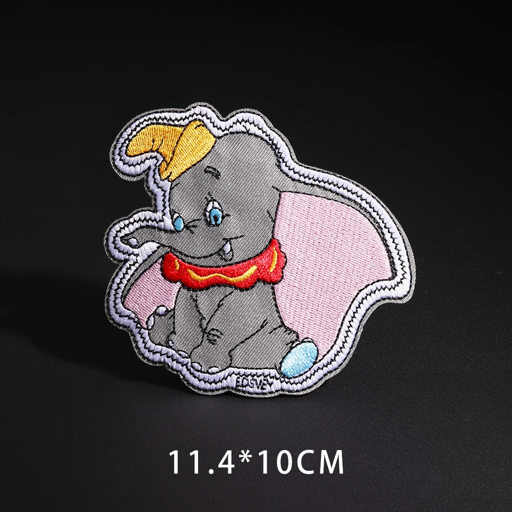 N3-BT4301 Мультфильм Dumbo нашивки со слонами клеящиеся утюгом украшения Мой сосед Тоторо ткань аппликации 3D Diy милое крыло свободы не лицо значки - Цвет: N3-BT4301