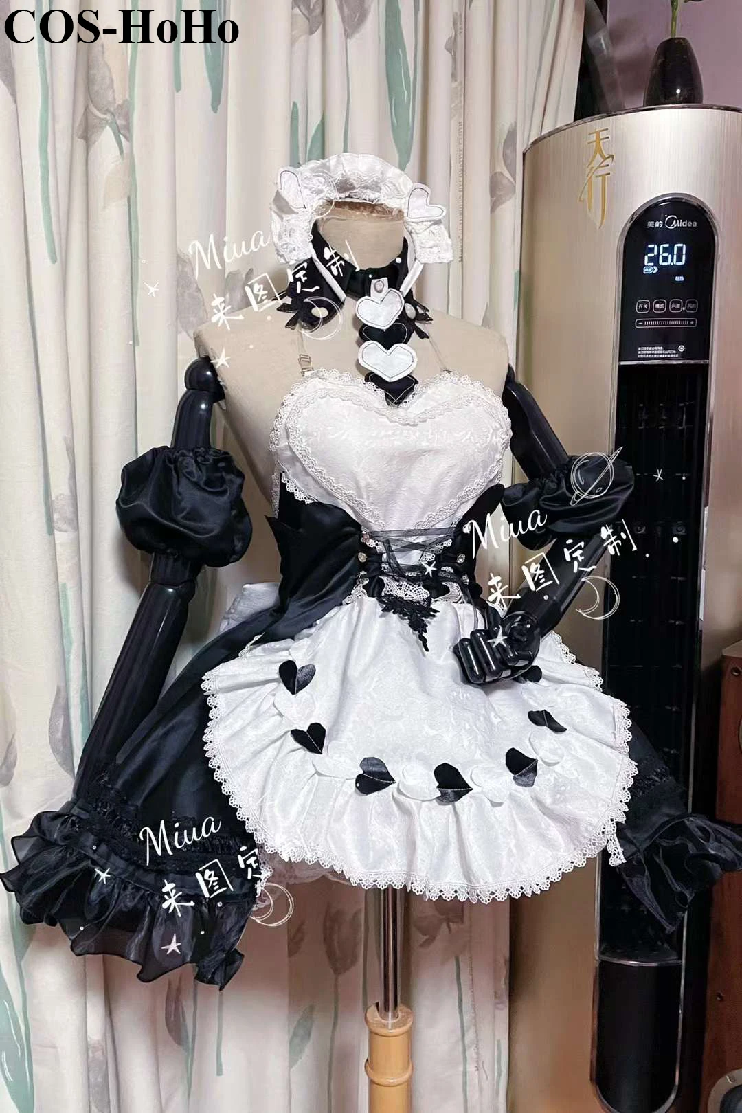 

COS-HoHo [Customized] Anime Azur Lane IJN Noshiro Game Suit Sweet Lovely Maid Uniform Cosplay Costume Party Outfit For Women NEW