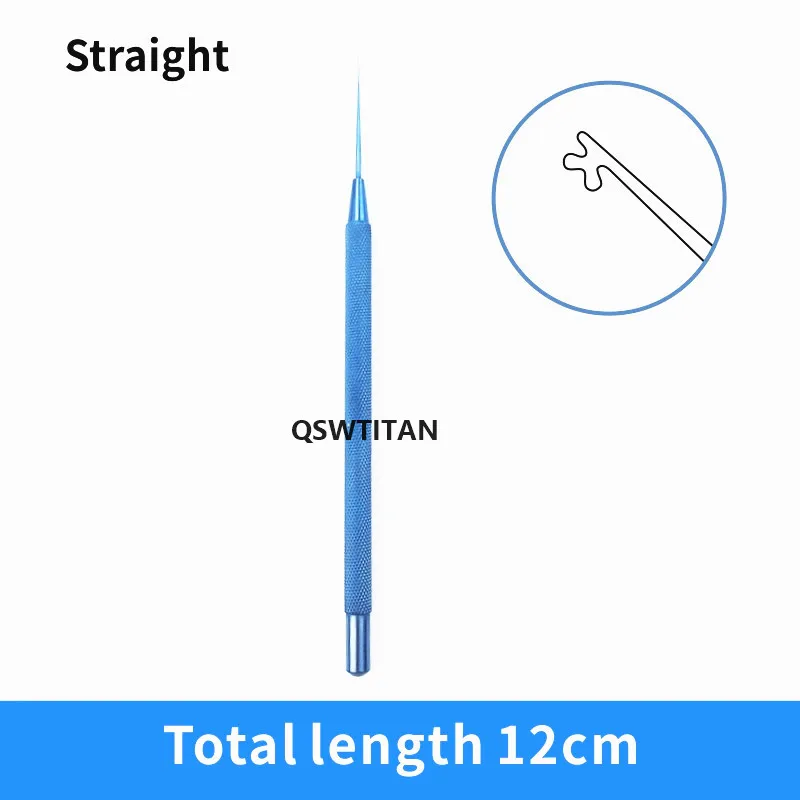 Титановый манипулятор с крюком и объективом Kuglen Iris нажимной офтальмологический
