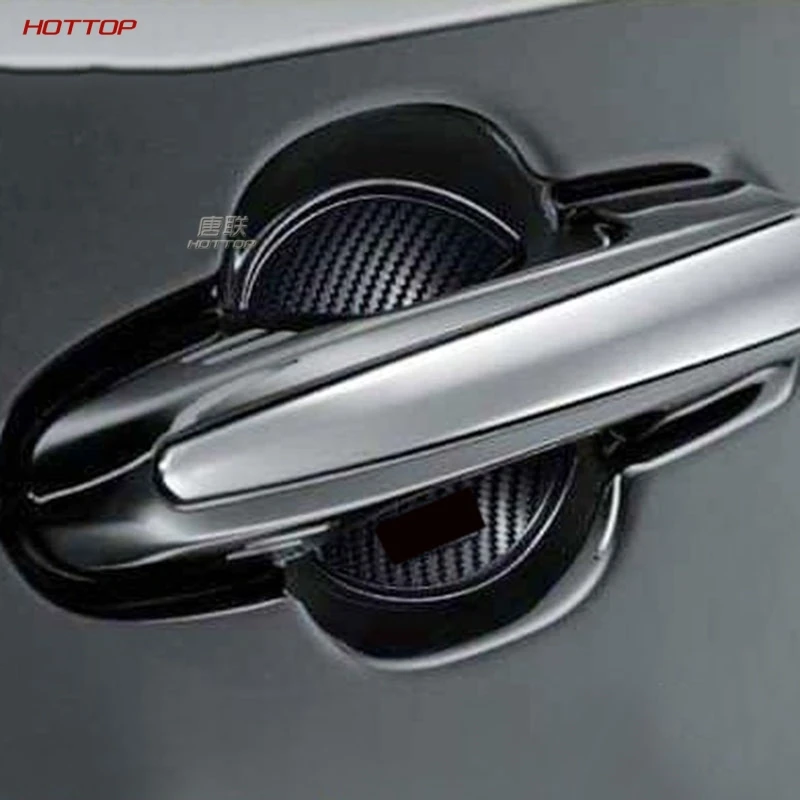 Внешняя дверная чаша для Toyota Rav4 2019 2020 ручка чаши из углеродного волокна 4
