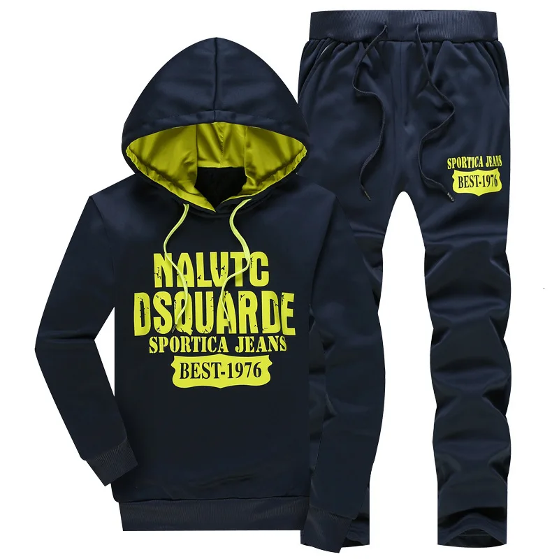 Sporting Track Suit Winter Thicken Warm Tracksuit Men 3 Pieces Fur Hooded Fleece Hoodies+Zipper Vest+Sweatpants Male Coat Jacket | Мужская