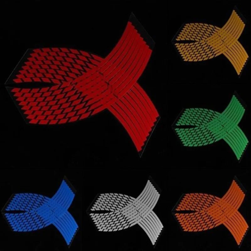 16 полосок автомобильный Стайлинг наклейка на шину мотоцикла обод автомобиля