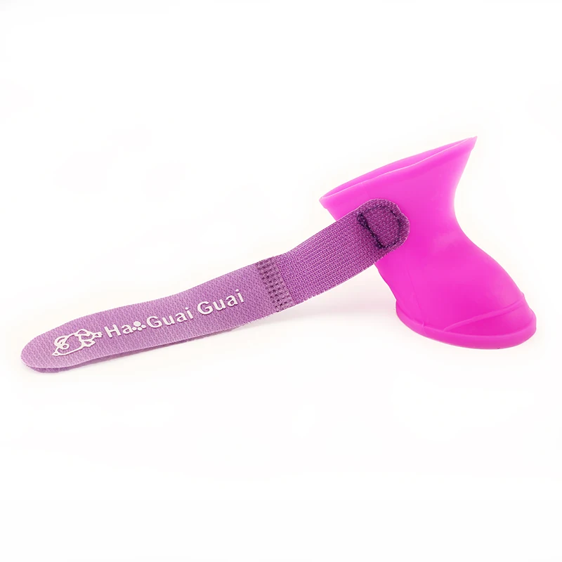 Pet обувь водонепроницаемые резиновые сапоги Карамельный цвет для больших собак