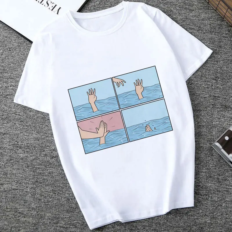 Женская футболка с надписью Моя депрессия мой мозг моя тревога розовая модная