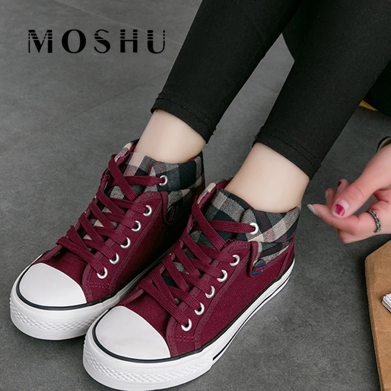 Женские парусиновые кроссовки черные повседневные вулканизированные на