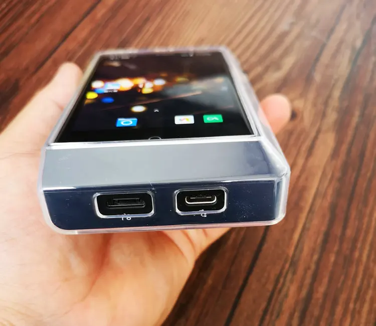 Мягкий прозрачный чехол из ТПУ для Cayin N6II с передней и задней защитной пленкой