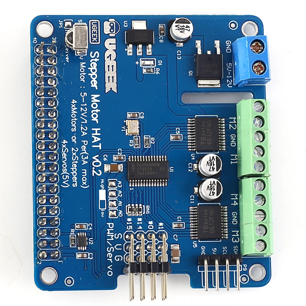 Модуль привода серводвигателя для Raspberry Pi 3B +/3B|Драйвер двигателя| |