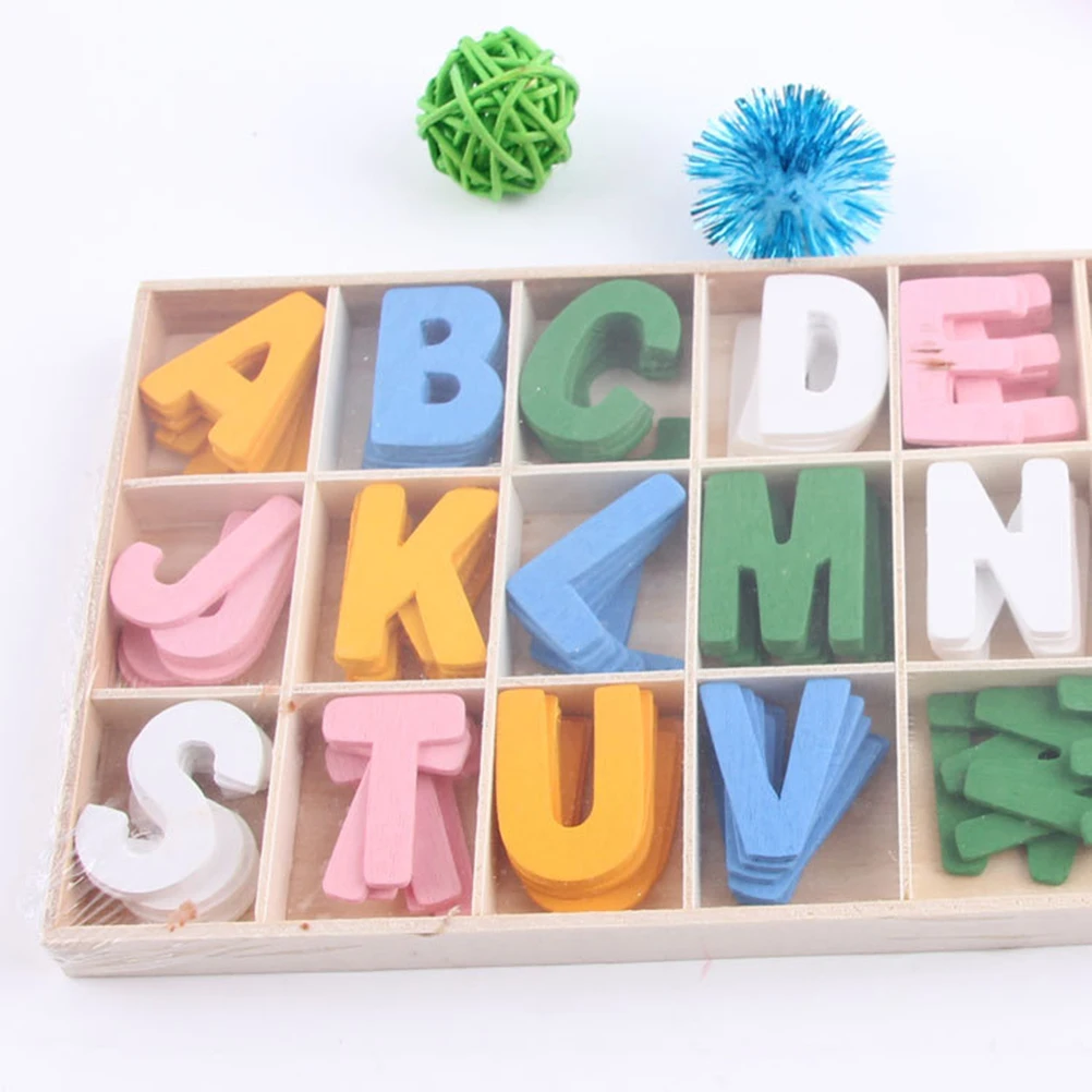 26 шт./набор деревянные буквы-алфавиты | Дом и сад