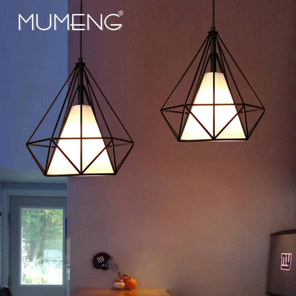 Американский винтажный подвесной светильник бриллиантовая лампа для ресторана