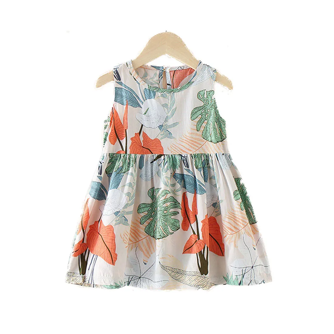 

2 3 4 5 6 7 8 Years Summer Girl Princess Dress Cotton Cherry Dresses Kids Fashion Dress Party Dresses for Girls Summer Dress