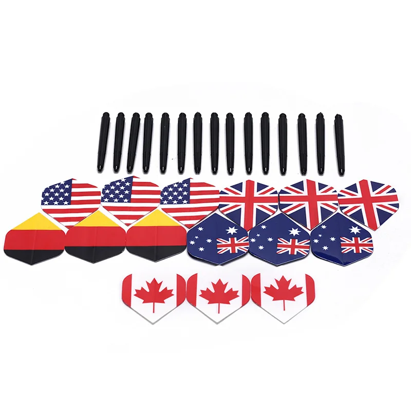 

15Pcs Nylon Dart Shafts And 15Pcs Darts Flights Boutique Dart Toys Set Kit