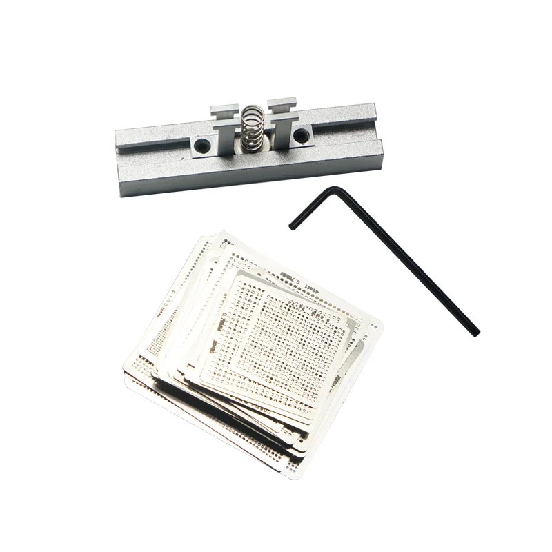 Трафареты BGA Универсальные с прямым нагревом набор для пайки и ремонта микросхем