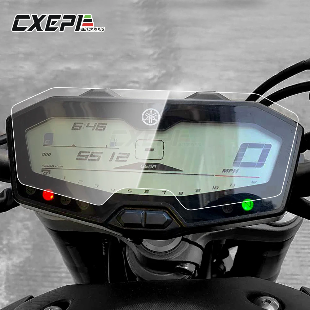 Защитный экран для Yamaha MT07 MT 07 комплект из 2 предметов FZ07 FZ кластерная Защитная