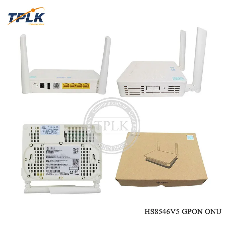 Новый HS8546V5 ONU GPON ONT с 4GE + 2USB 1Tel WIFI HGU двухдиапазонный маршрутизатор 2 4 ГГц и 5