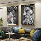 Абстрактная старинная греческая статуя, штукатурная скульптура, Художественная Картина на холсте, картина на стену для гостиной