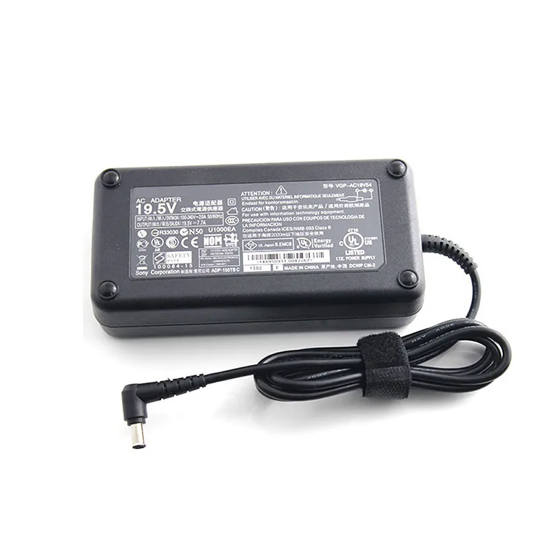 150 Вт 19 5 в 7.7A 6 5*4 4 мм адаптер для ноутбука Sony Vaio VGP-AC19V17 VGP-AC19V54 ADP-150TB PCGA-AC19V7 VPCL239FW VPCL238FC