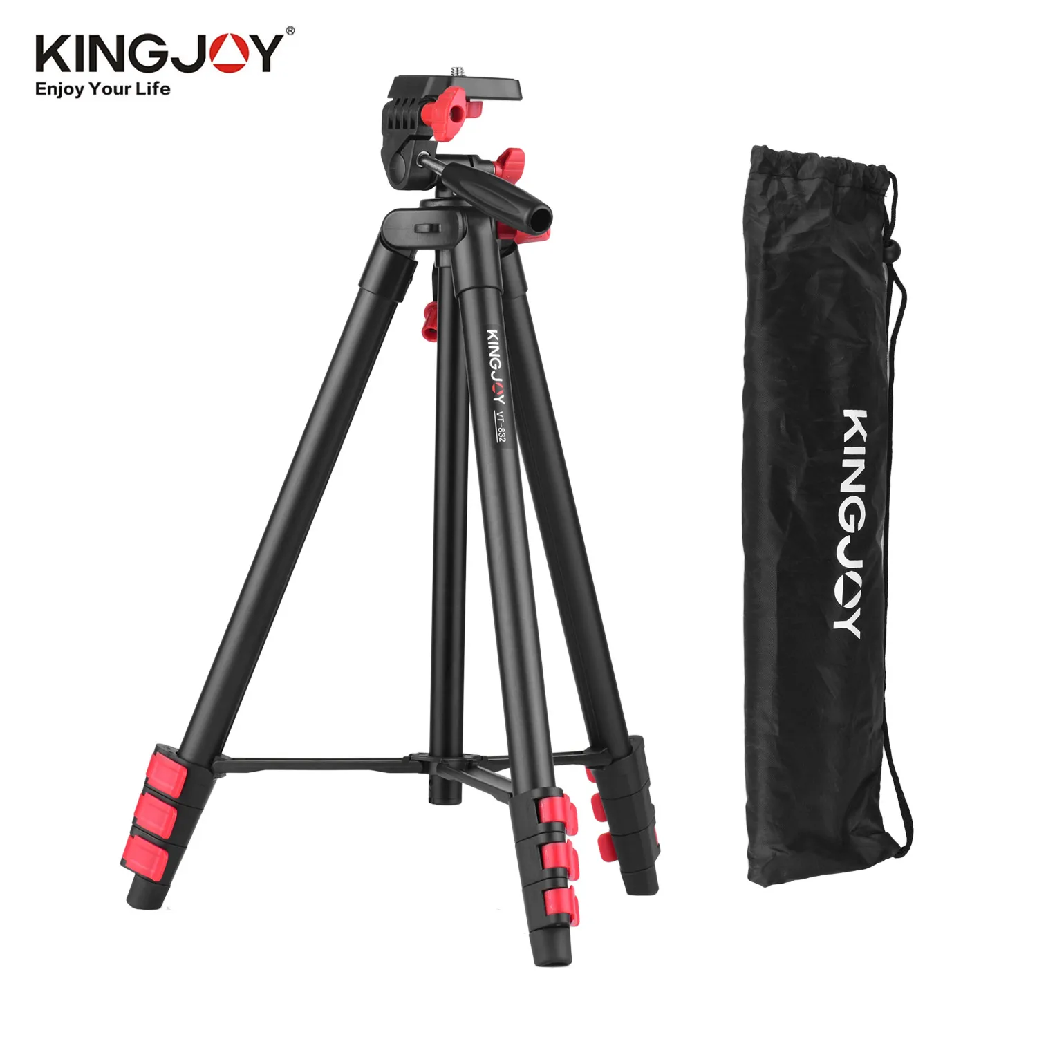 

Штатив для фотоаппарата KINGJOY, портативный Трипод для SLR и DSLR