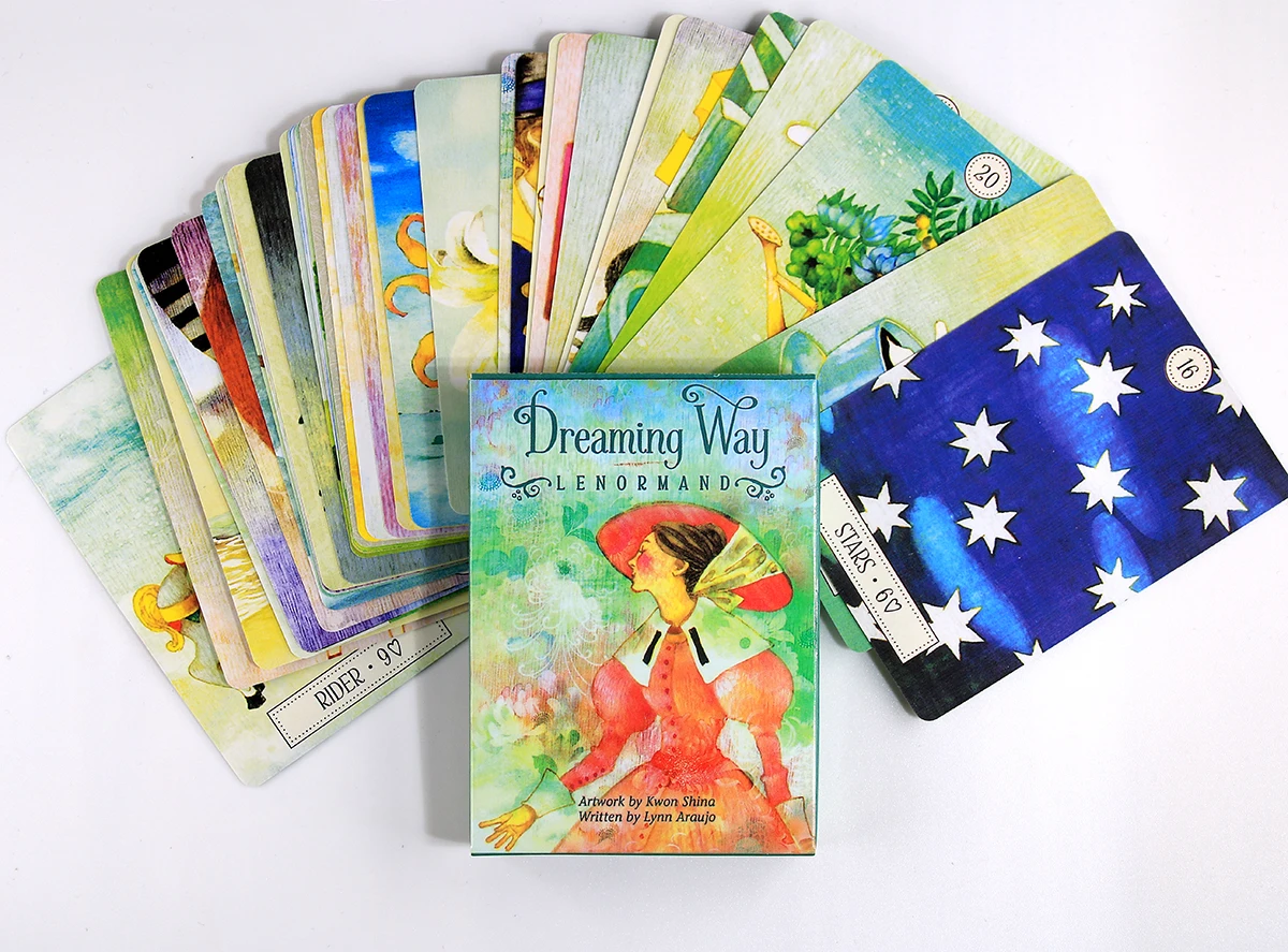 Мечтательный путь Lenormand колода с изображением оракла настольная карточная игра