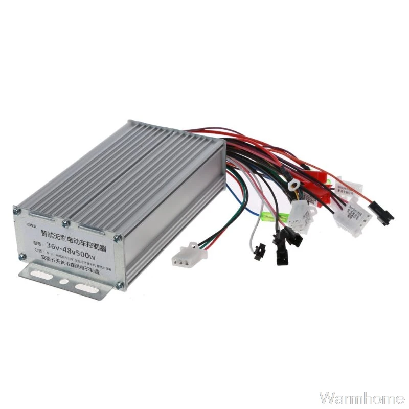 Контроллер двигателя для электрического велосипеда трехколесного 36 48 В 500 Вт 12