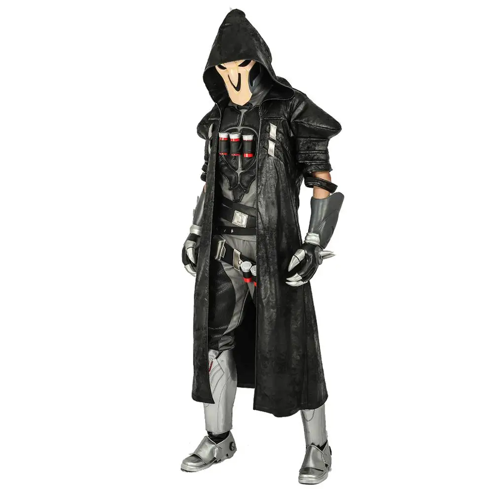 COSTHEME Overwatch Reaper косплей костюм официально лицензированный Хэллоуин Gabriel Reyes боевой