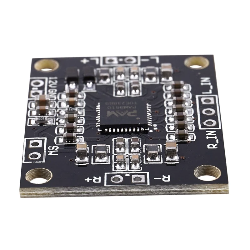 

PAM8610 digital power amplifier board, 2x15W, double channel stereo, D type high-power amplifier board Black
