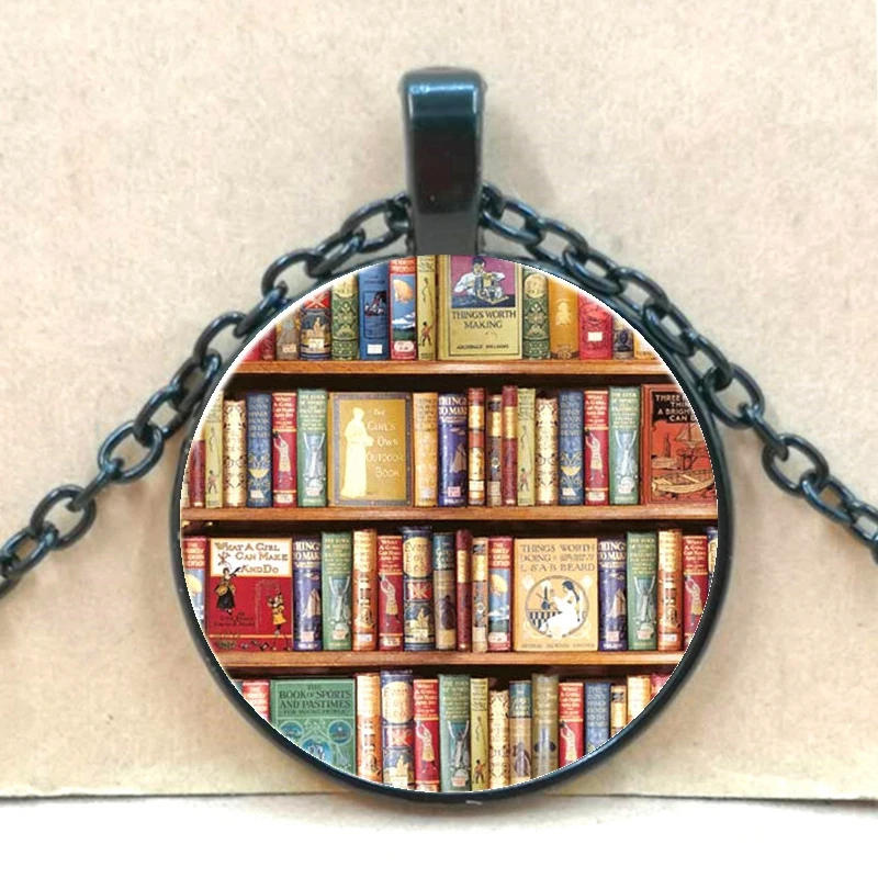 Новые ностальгические книги ожерелье с фото для влюбленных книг ювелирные