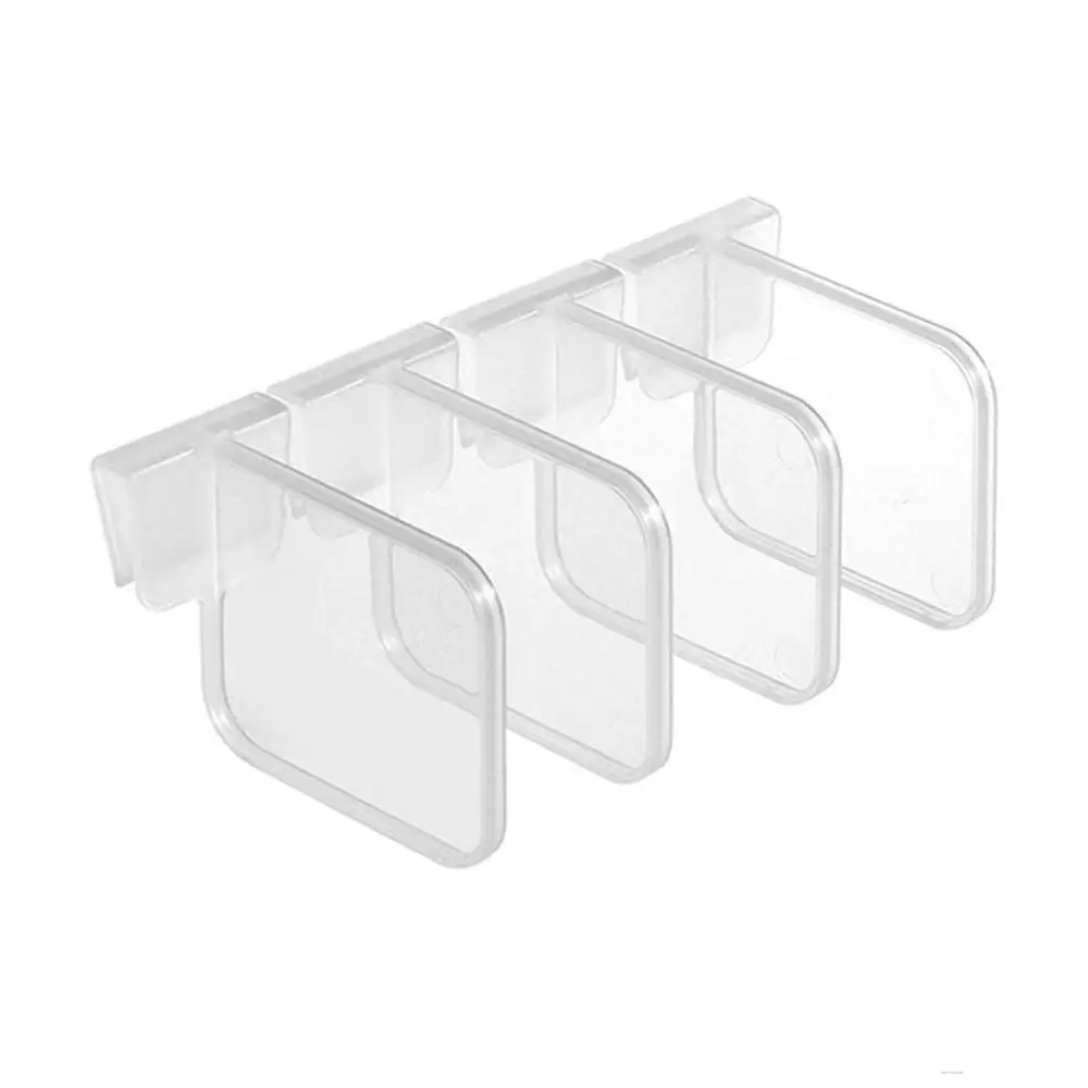 

4PCS Refrigerator Storage Separator Classification Baffle Refrigerator Internal Free Rack Partition Kitchen Organizer Storage