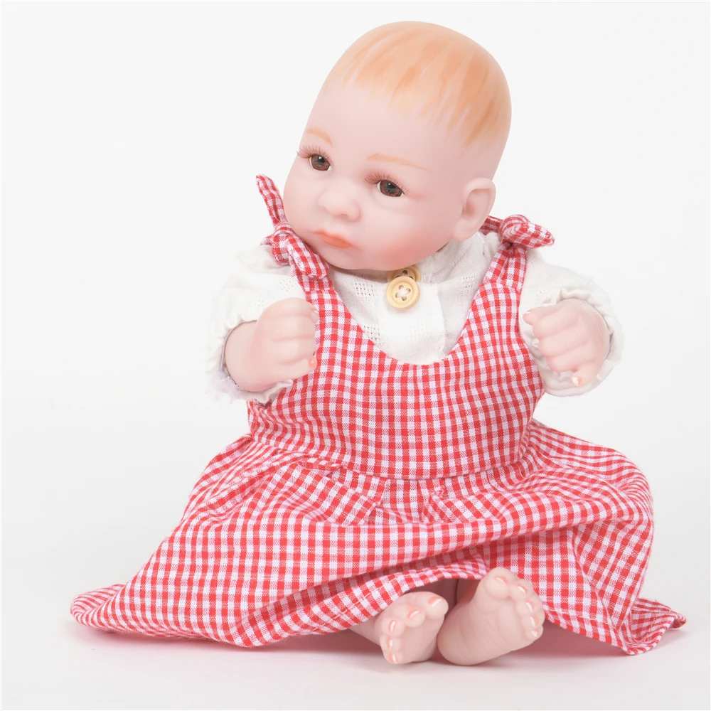 10 &quotПрекрасная кукла Reborn Preemie Bebe полностью силиконовая для новорожденных