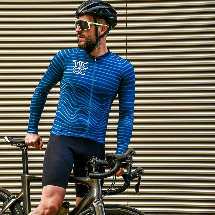 

Summer Ticcc Maillot ciclismo 2021 Pro team Men Long sleeve cycling jersey for training and racing in mild to cooler conditions