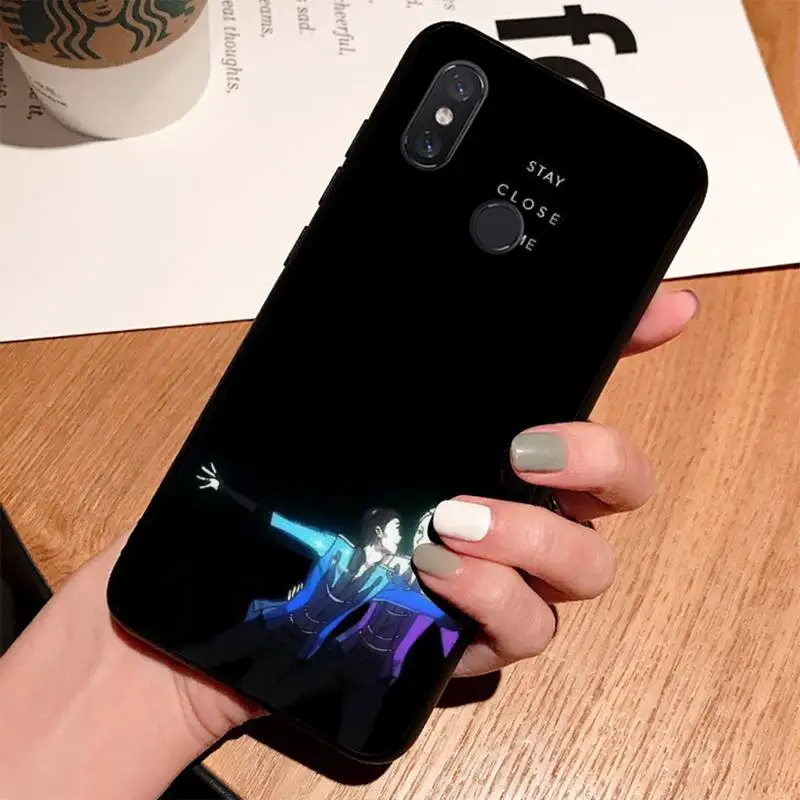 Yuri on ice Animation TV boy черный мягкий чехол из ТПУ для телефона xiaomi Redmi 5 5A plus 7A 8 note 2 3 4 6 7 GO