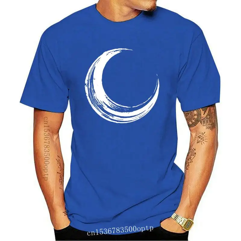 

Летняя футболка JCGO, женские футболки из 100% хлопка с рисунком Луны, женская футболка с круглым вырезом и коротким рукавом, модные повседневны...