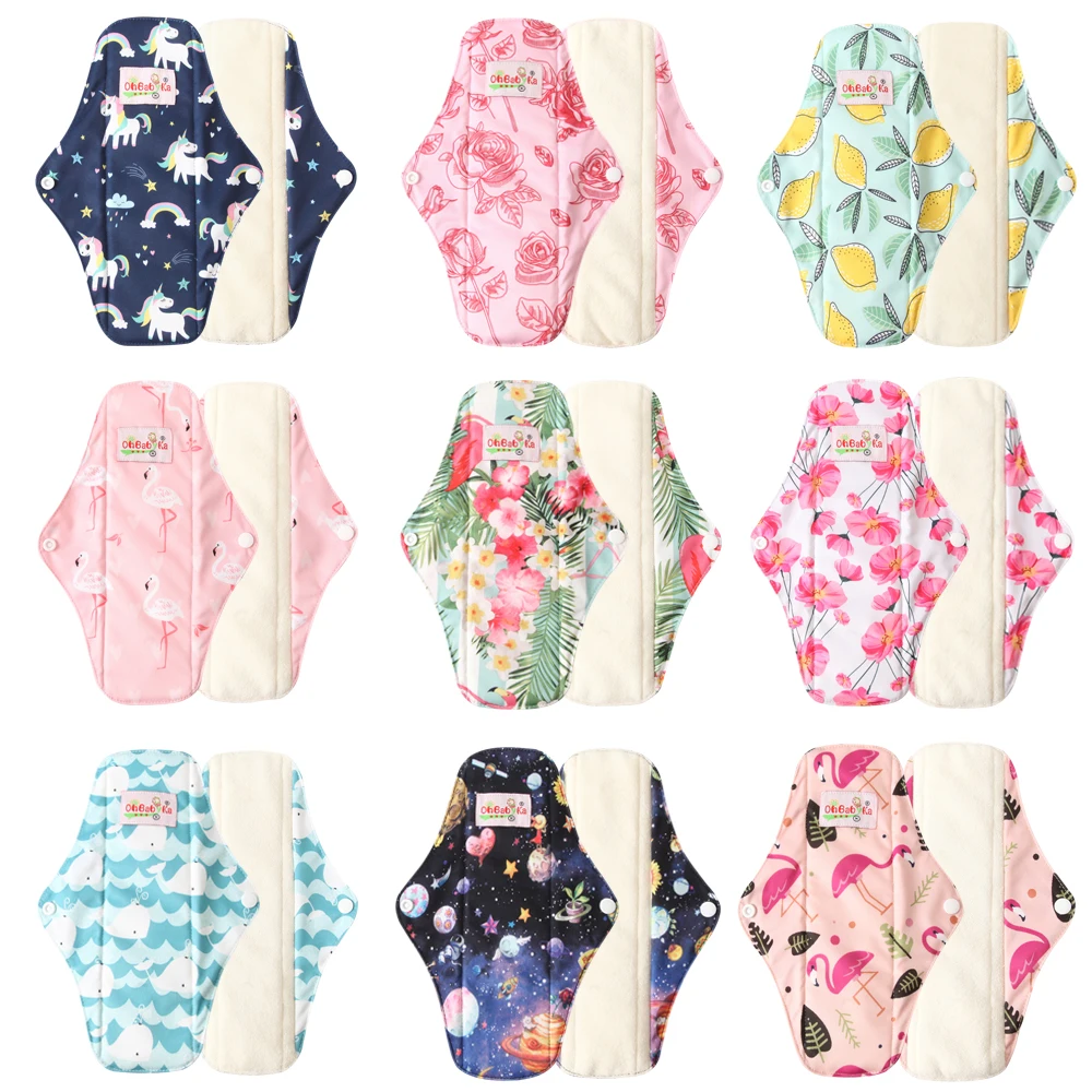 5 шт. гигиенические прокладки для менструации из бамбукового угля|Товары женской