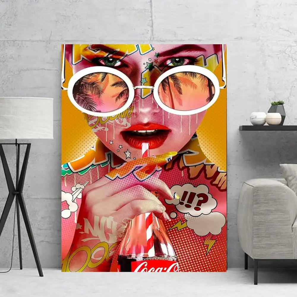 

Posters And Prints Wall Art Picture Sunglasses Beauty Paintings Canvas Art Room Decor Wall Pictures For Living Room