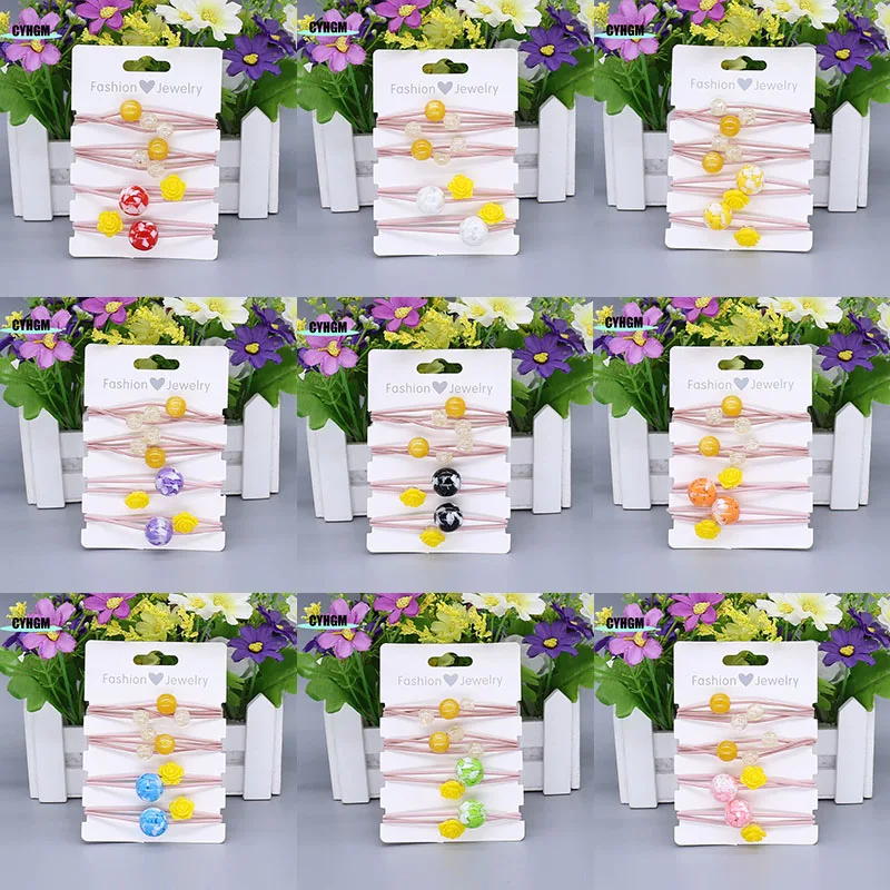 

wholesale New Fashion Hair rope scrunchies accessories Women hair ties elastic hair bands Girls hair rubber band B01-2