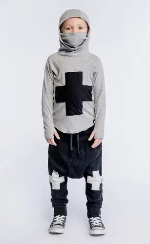 HOODIES GREY Детские толстовки с капюшоном; свитшоты; Одежда для девочек; платья; комплекты одежды для детей; Семейные комплекты; Рождественский костюм; толстовки с черепами - Цвет: HOODIES GREY