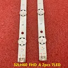 2 шт.компл. светодиодный черный свет полосы для LG innotek прямая 16Y 32 FHD EAV63452404 LG 32LH604V 32LH6047 32LH530V 32LH60_FHD_A SL