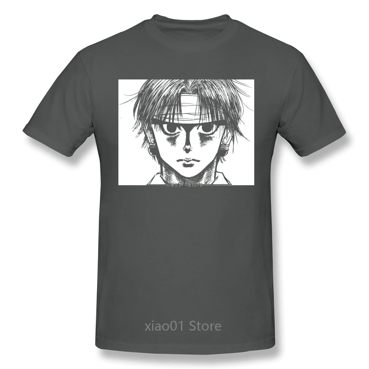 

Hunter X Hunter Anime Chrollo Lucilfer T Shirt Oversized Cotton Custom Short Sleeve Men T Shirt