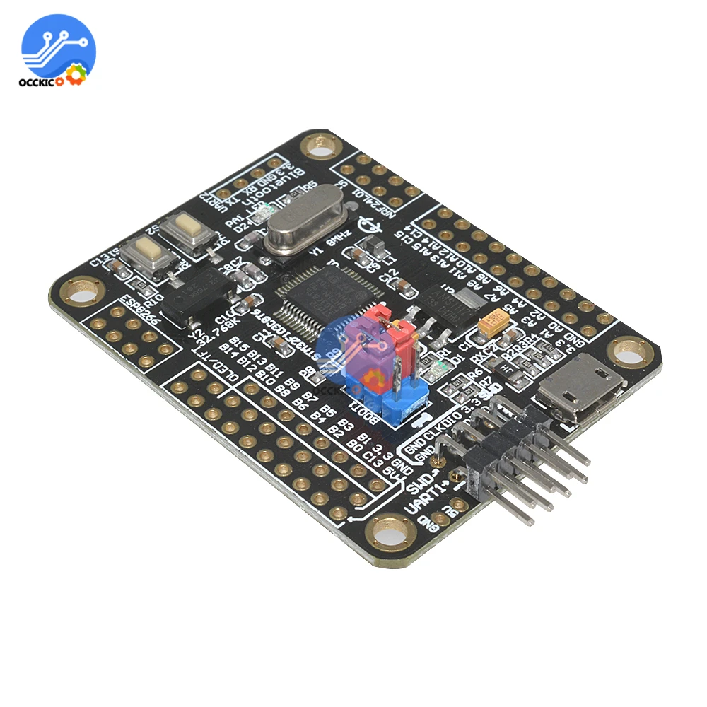 Макетная плата Mini STM32F103C8T6 ARM STM32 51 основная модуль Wi-Fi ESP8266 Интерфейс NRF24L01 с кабелем