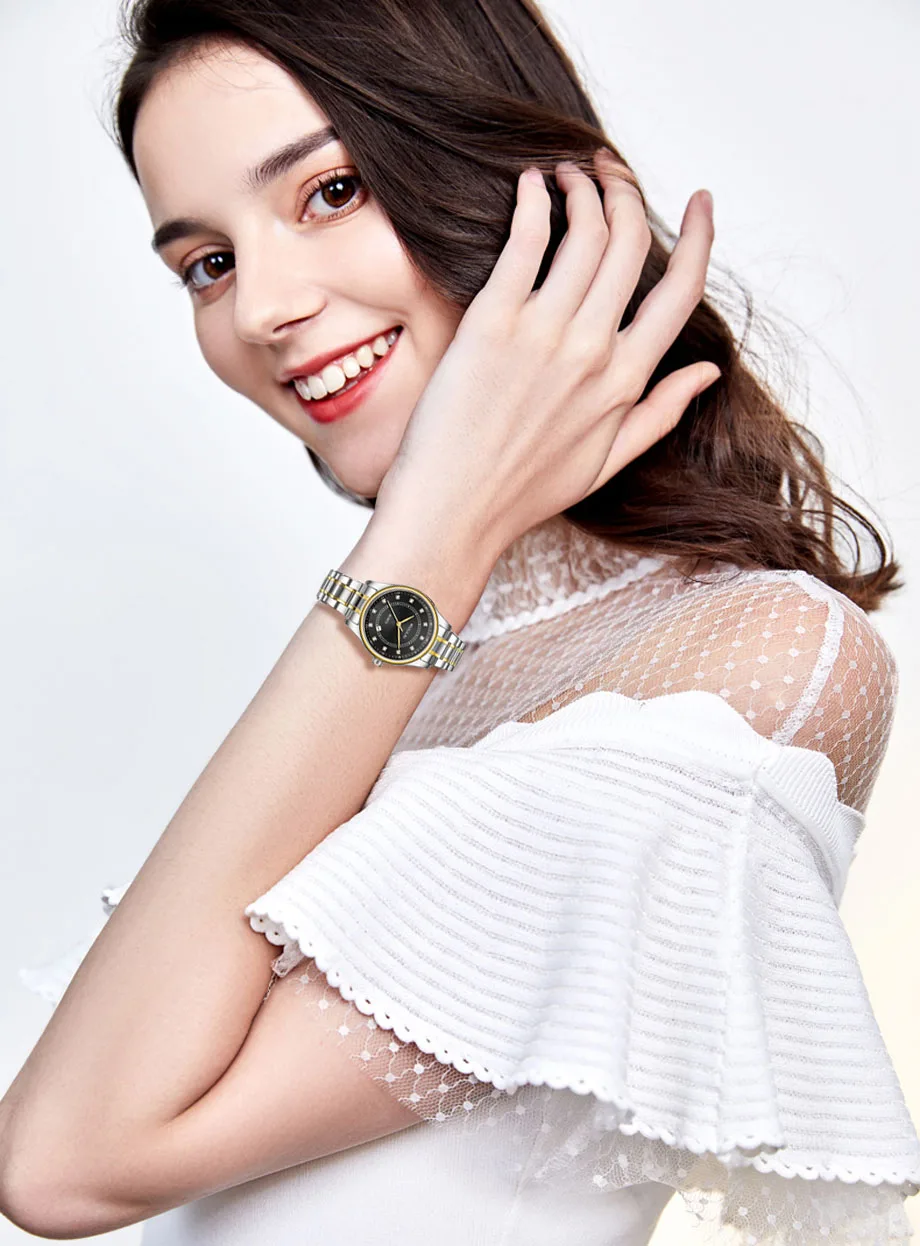 

Reloj Mujer Quartz Wrist Watches Women Watch Luxury Famous Watch Ladies Steel waterproof Clock Calendar Relogio Feminino