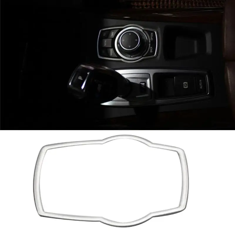 Накладки на Мультимедийные кнопки из нержавеющей стали для BMW X1 X3 X5 X6 F20 F01 F30 F15 F34